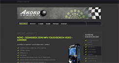 Desktop Screenshot of akord-aparati.com